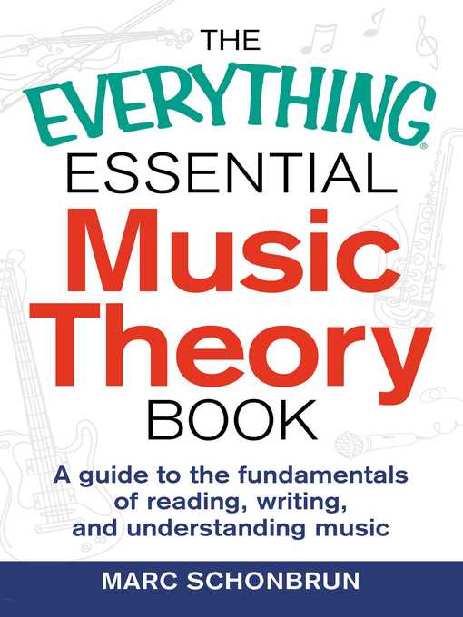 Title details for The Everything Essential Music Theory Book by Marc Schonbrun - Available
